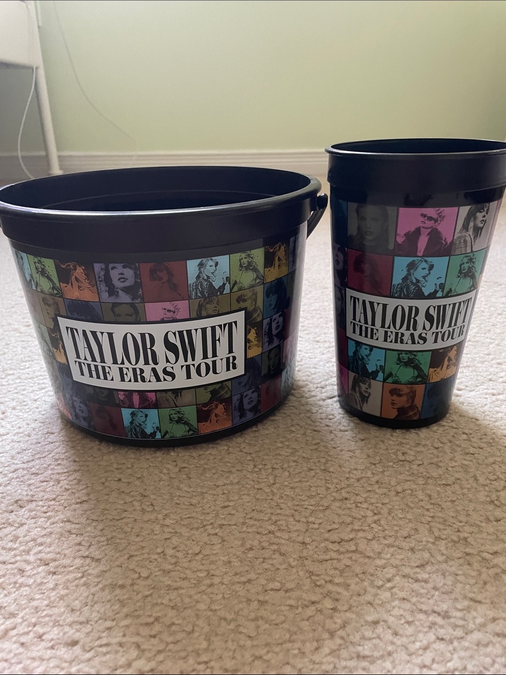Taylor Swift Multicolor Era Portrait Popcorn Bucket & Cup